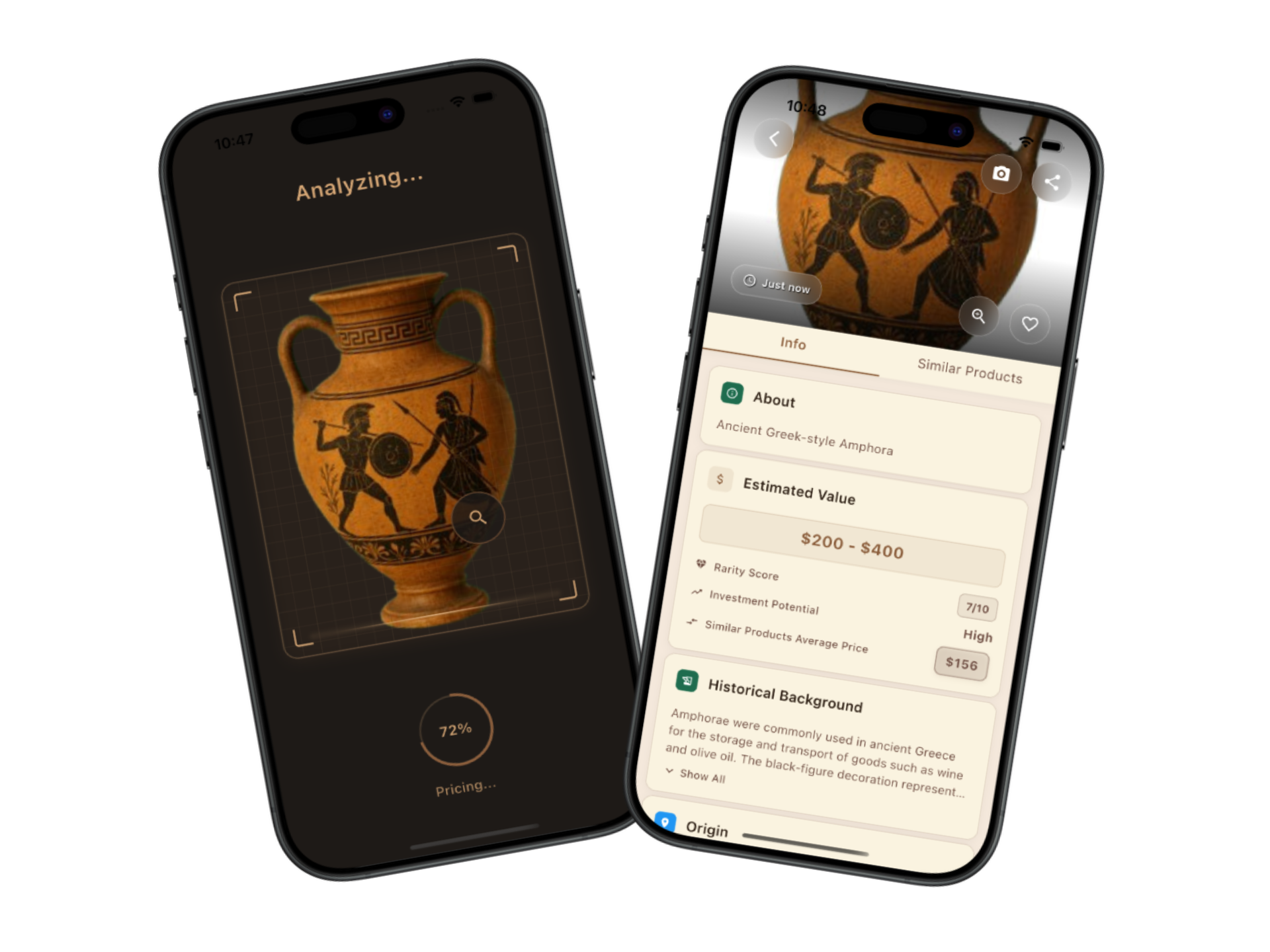 RelicAI App Screenshot